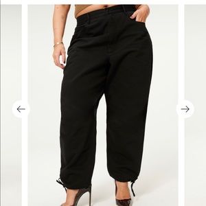 Good American brand “Uniform Pant”, black, Size 18. Brand New!